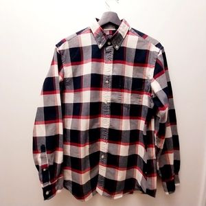 J.Crew long Sleeved checkered sz M